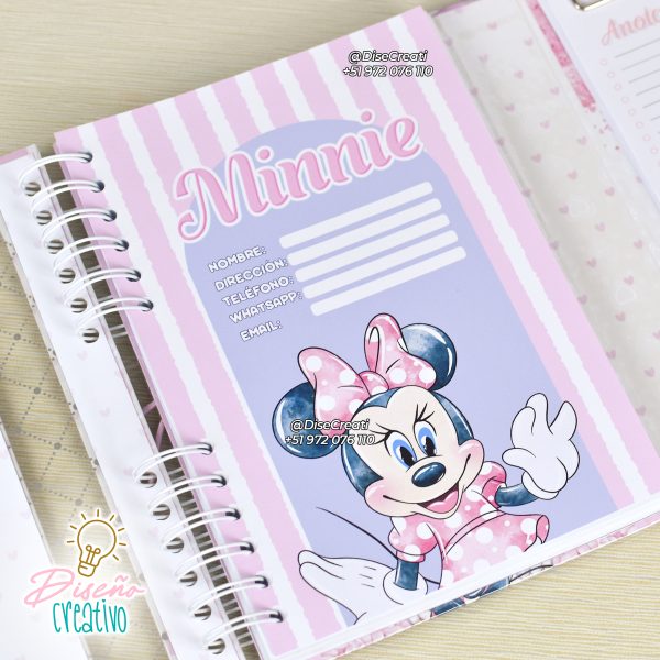 CUADERNO ANILLADO MINNIE