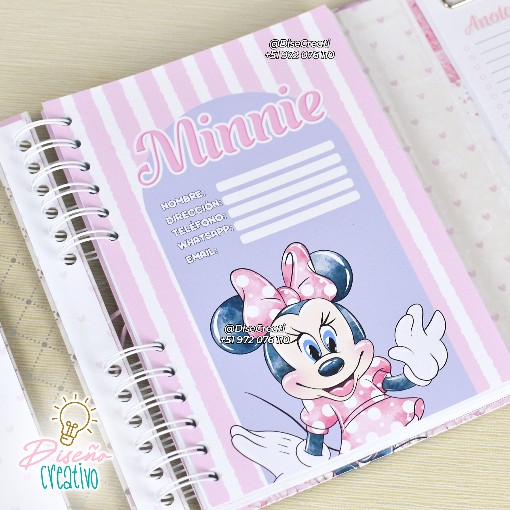 CUADERNO ANILLADO MINNIE