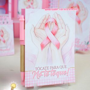 BLOC CON ORIFICIO OCTUBRE ROSA
