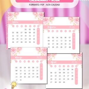 TACO CALENDARIO FLORAL