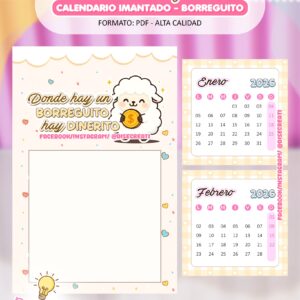 CALENDARIO IMANTADO BORREGUITO