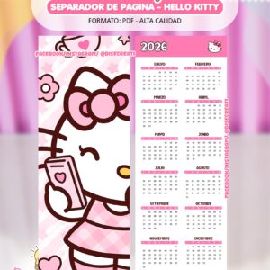 SEPARADOR HELLO KITTY