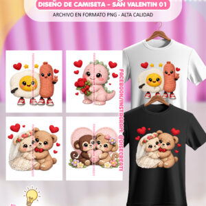 DISEÑO DE CAMISETA SAN VALENTIN 01