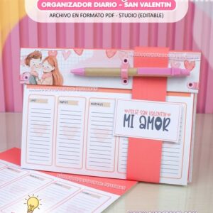 ORGANIZADOR DIARIO - SAN VALENTIN