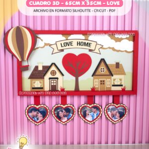 CUADRO LOVE HOME