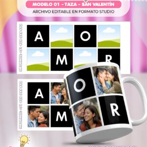 TAZAS SAN VALENTÍN