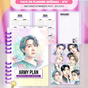 PLANNER SEMANAL BTS