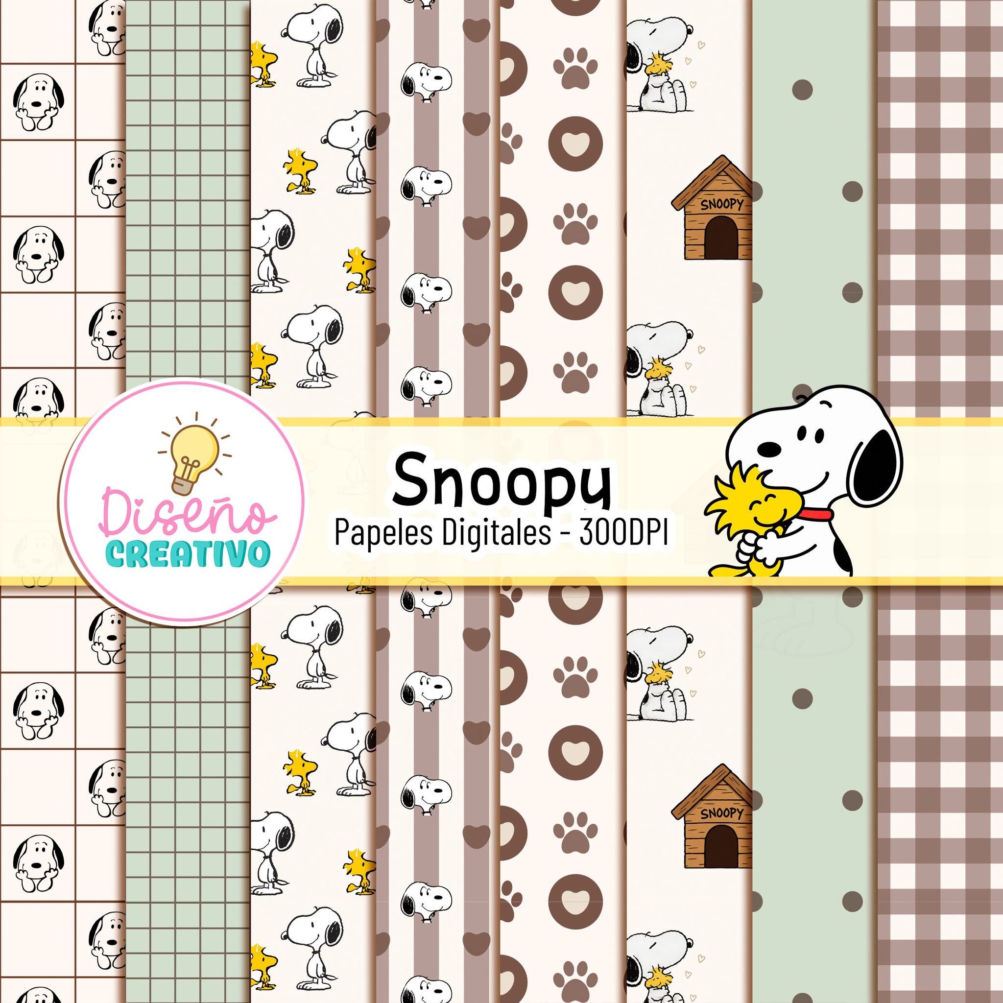 HOJAS DE SNOOPY